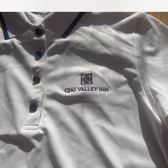 White |Peter Millar| Golf Polo Shirt NWOT
Woman's Medium Ojai Valley Inn - Picture 4 of 5